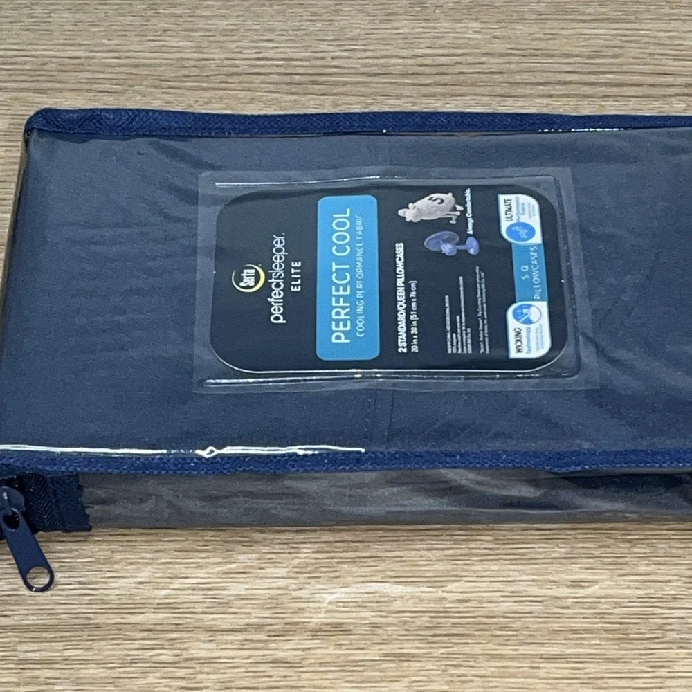 Serta 2-Pack Perfect Cool Sleeper Elite Cooling Bed Pillowcases Standard/Queen